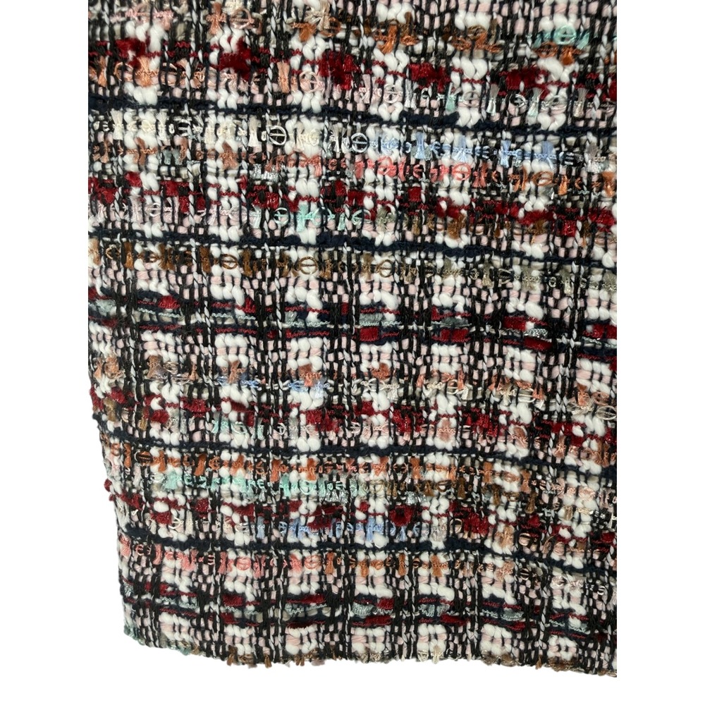 NWT Talbots Womens Tweed Pencil Skirt Black Multi Size 8 Old Money Preppy Career - Picture 9 of 14